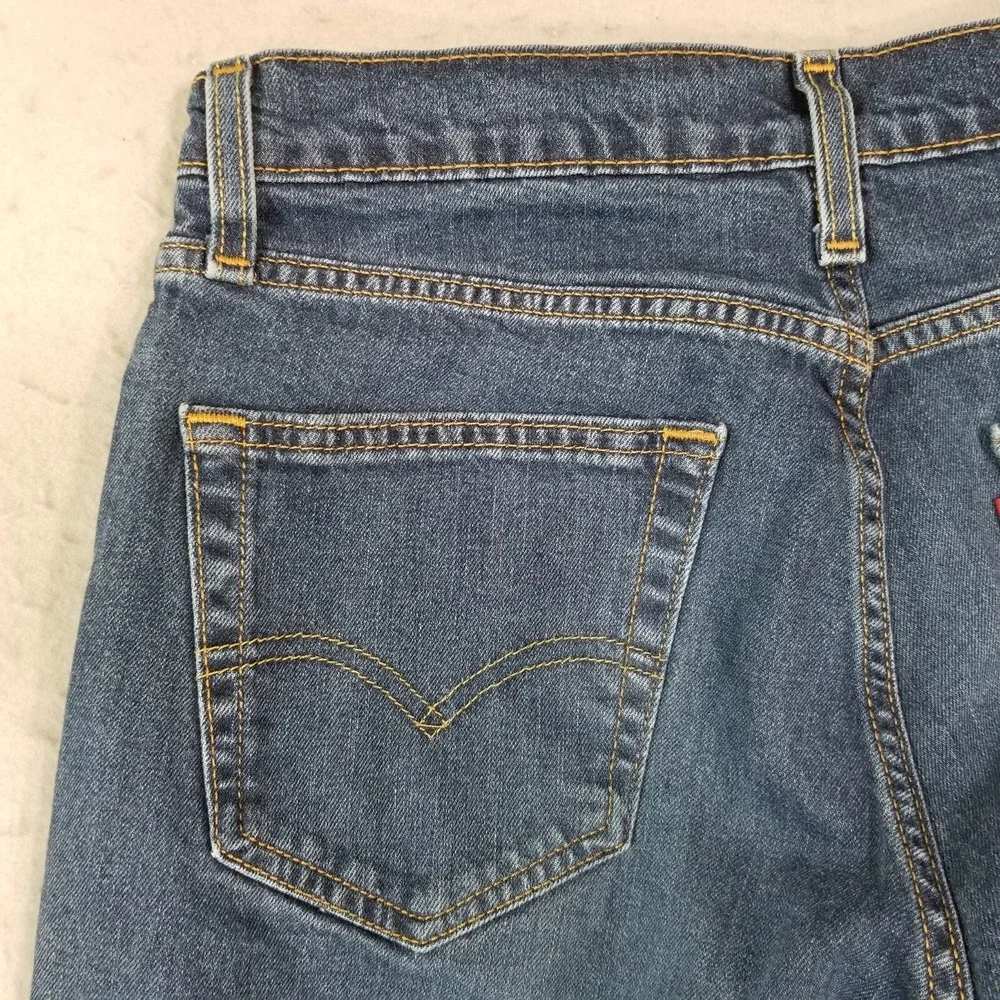 Levi's 511 jeans men's 32x30 slim straight blue stretch denim pants